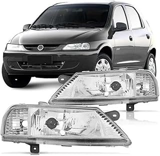 Par Farol Celta Cromado 1999 2000 2001 2002 2003 2004 2005 2006 Cristal