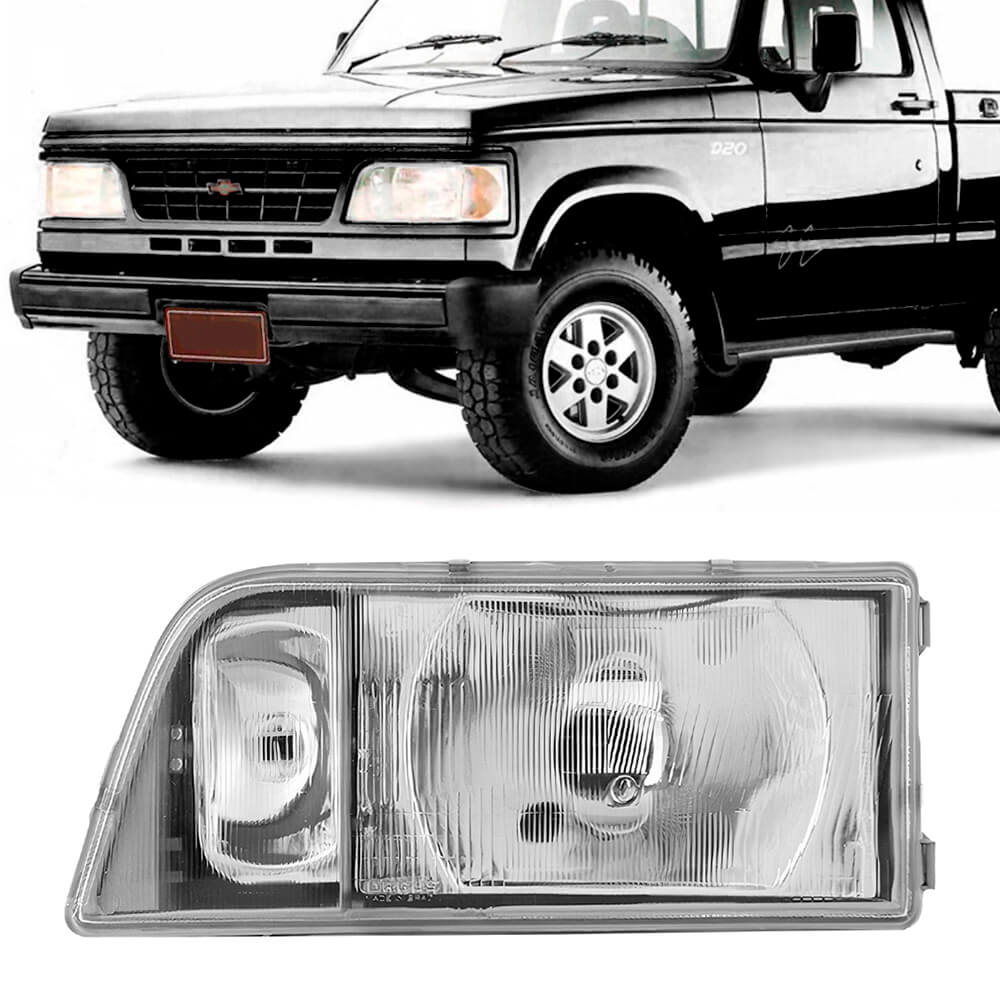 Par Farol Chevrolet D20 93 96 Foco Simples Auxiliar Milha FG62 Orgus