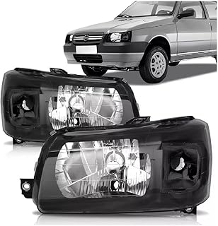 Par Farol Uno Mille Smart Fiorino 2005 2012 Mascara Metalizada Arteb