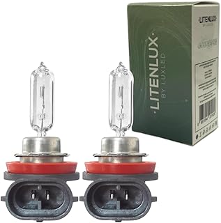 Lâmpada Halógena H9 Super Branca, 65W, 12V, 4300K, PGJ19-5, para Farol Automotivo