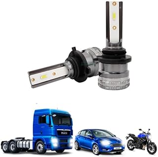 Par Lâmpada Farol 12 24V LED 6000K 3000 Lumens H1 Techone