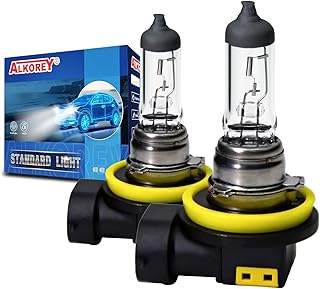 Par Lâmpada Farol 12V 35W 8500K Super Branca H8 Techone