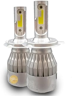 Kit Ultra Led Super Branca 6500k 22000 Lumens H4 H7 H1 H11 H3 HB4 H16-PSX PAR LÂMPADA FAROL ALTO BAIXO MILHA NANO Y3 C/COOLER 12V 36W IMPORTADO TOP (H4)