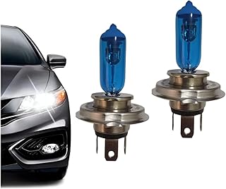 Lampada Super Branca Par de H4 12v 60/55 8500k efeito xenon Tiger Auto