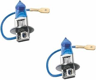 PAR DE LAMPADA SUPER BRANCA 12V ENCAIXE: H3 55W