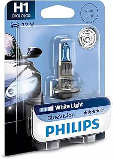 Lâmpada para Farol Philips Blue Vision c/1 Lâmp. H1 12V 55W H1-12258BV+B1