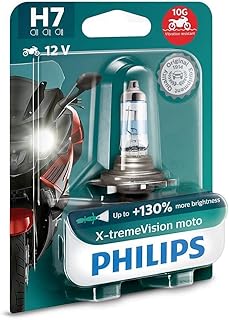 Lâmpada Halógena Farol H7 X-treme Vision Moto Philips 12v