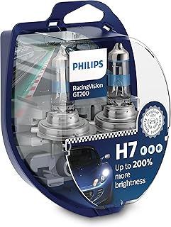 Philips RacingVision GT200 H7 Lâmpada de farol + conjunto de 200%