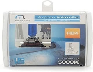 Par Lâmpada Max Light HB4 Super Branca 12V 15W Gauss GL98HB4