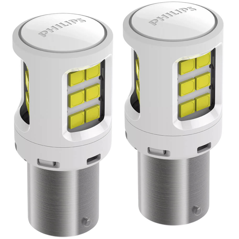 Par Lâmpada Sinalização LED Re Branca 12V 2W 11498ULWX2 Philips