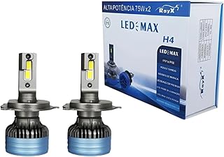 Par Lâmpada Super LED H4 3000 Lumens 12 24V 15W Techone 6000K