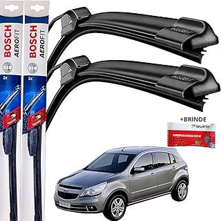 Par Palheta Parabrisa Agile Montana Aerofit Sd Dianteira Bosch