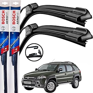 Par Palheta Parabrisa Citroën C3 Fiat Palio Aerofit Sd Dianteira Bosch