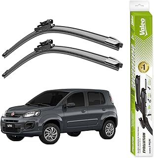 Par De Palheta Limpador Parabrisa Original V-aleo Evollution para Fiat (Uno - Ano 2015 a 2021)