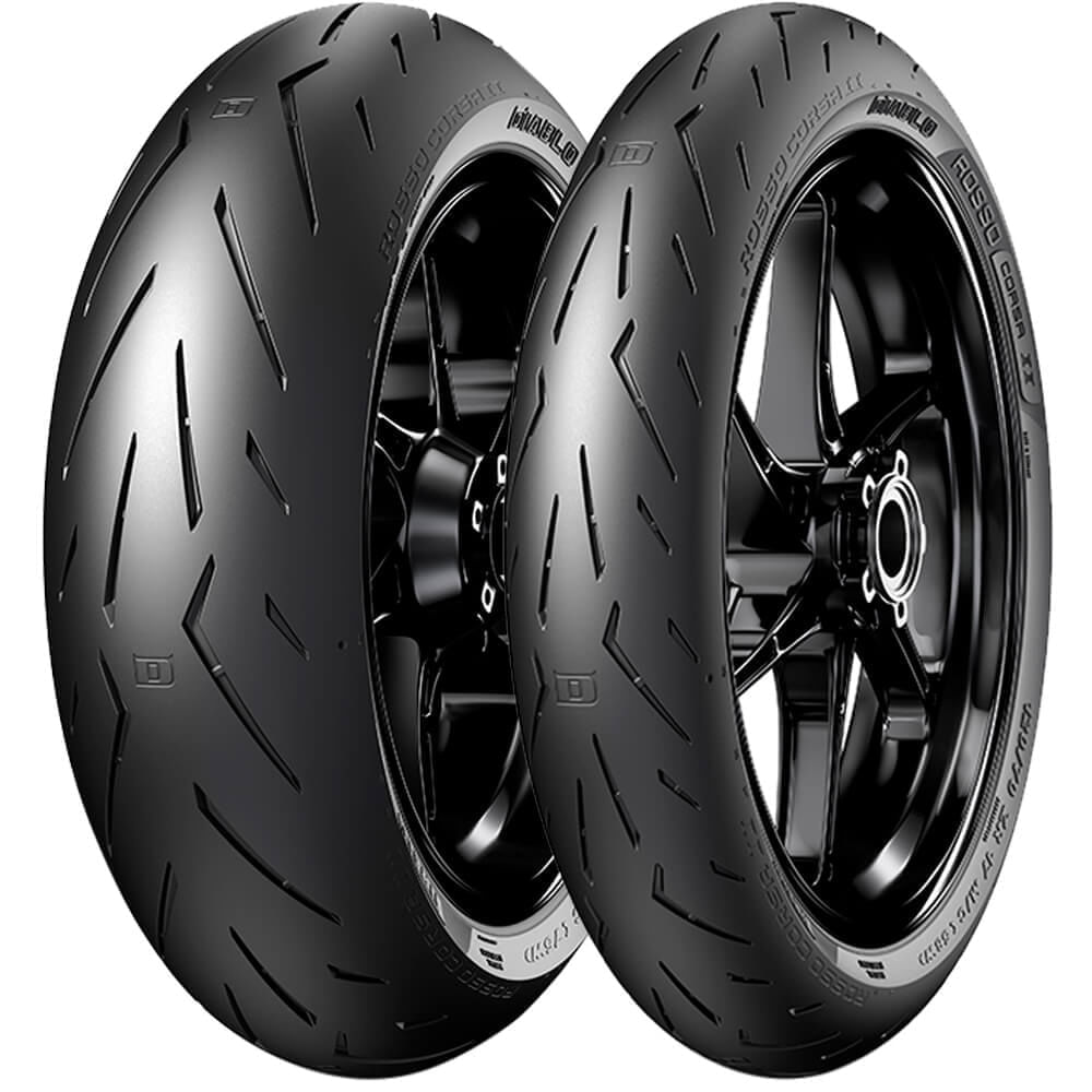 Par Pneu Moto Pirelli 180 60R17 75W 120 70R17 58W Diablo Rosso Corsa 2