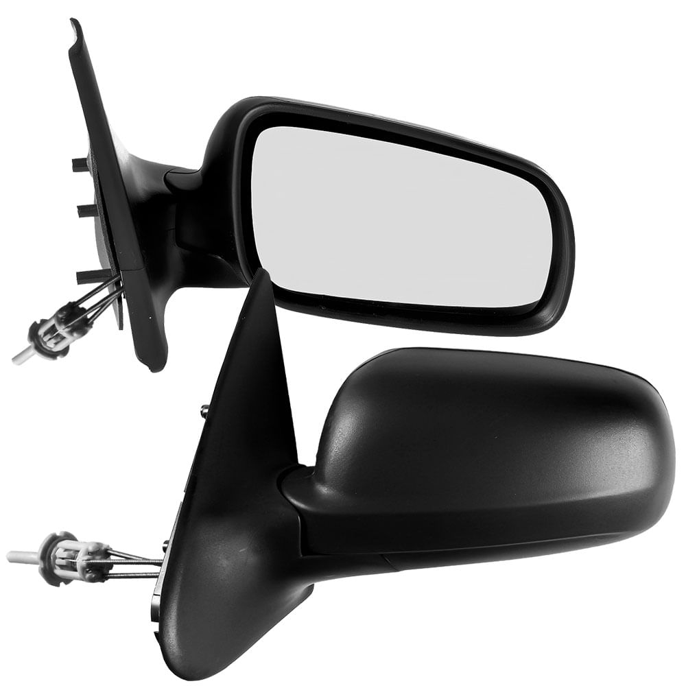 Par Retrovisor Gol G3 2000 2005 4 Portas Preto Controle Carolcar