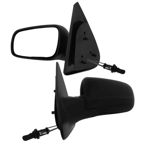 Par Retrovisor Gol G3 G4 99 2008 2 Portas Preto Controle Cofran