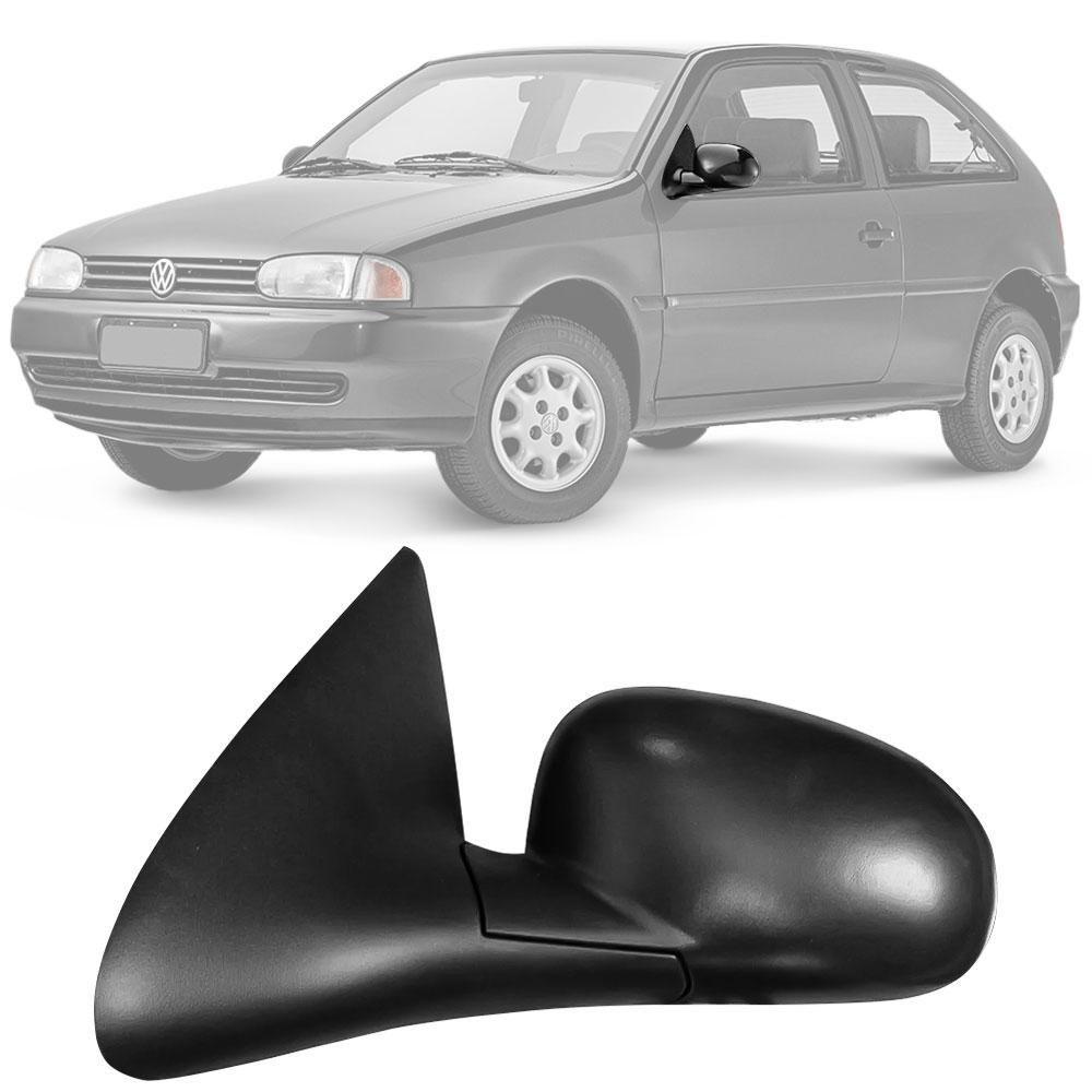 Par Retrovisor VW Gol 95 99 2 Portas Preto Controle Carolcar