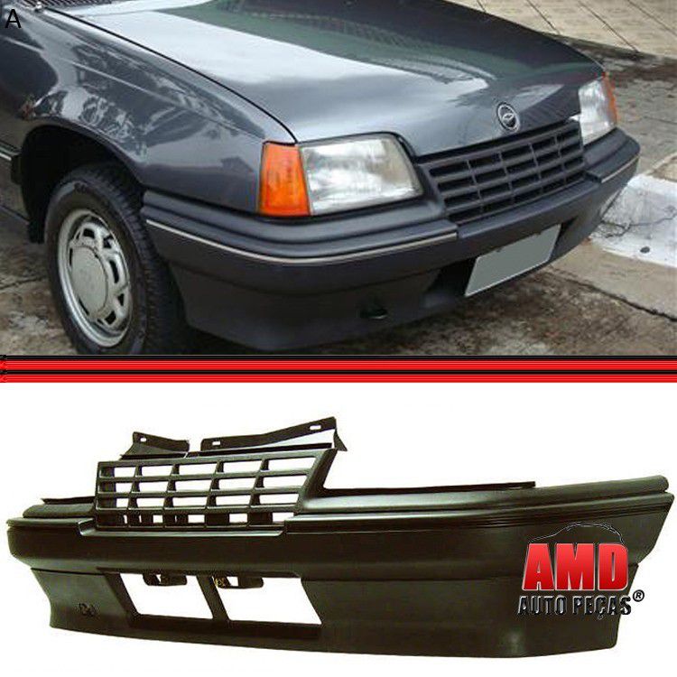 Para-Choque Dianteiro Chevrolet Kadett 89 95 Preto Texturizado Dts