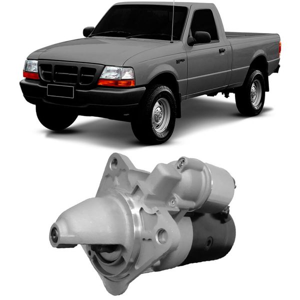 Partida Arranque Ford Ranger 98 2012 12V 9 Dentes Zm 8048013