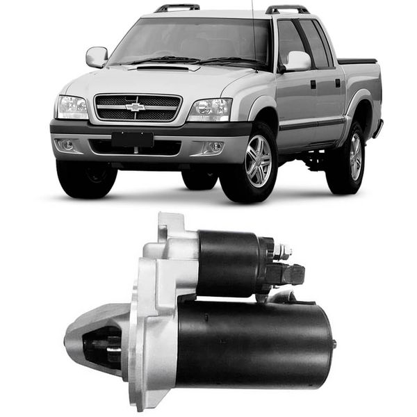 Partida Arranque Gm Blazer S10 12V 9 Dentes Bosch F000AL0107