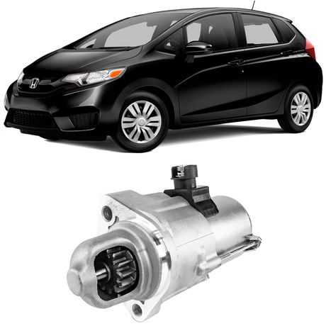 Partida Arranque Honda City Fit Wr V 2015 2022 12V 13 Dentes Zen 35003