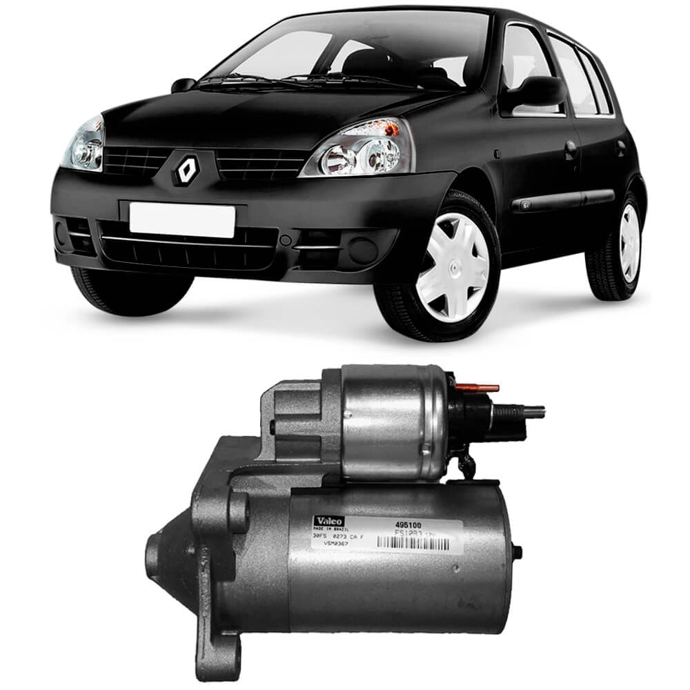 Partida Arranque Renault Clio Hatch 2002 2008 Valeo