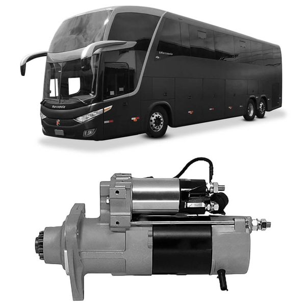 Partida Arranque Volvo B12 FM12 FH12 24V 12 Dentes 35007 Zen