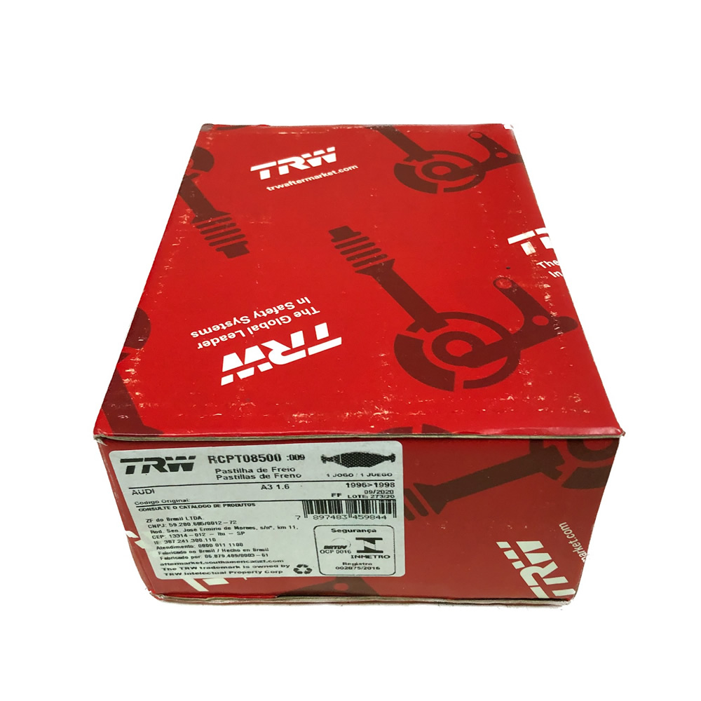 Pastilha Dianteira Audi A3 96 2003 VW Golf Polo Classic ECO1242