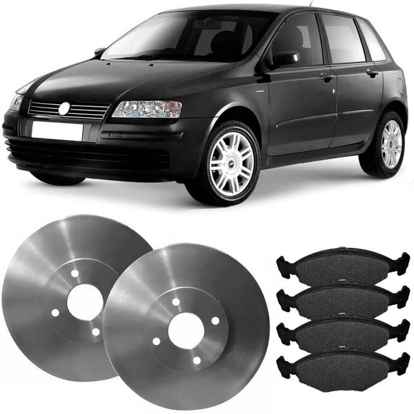 Pastilha Frkit Pastilha Disco Freio Fiat Idea 2010 2015 Dianteiro Ventilado Trweio Fiat Ideapaliopuntosienafiorino