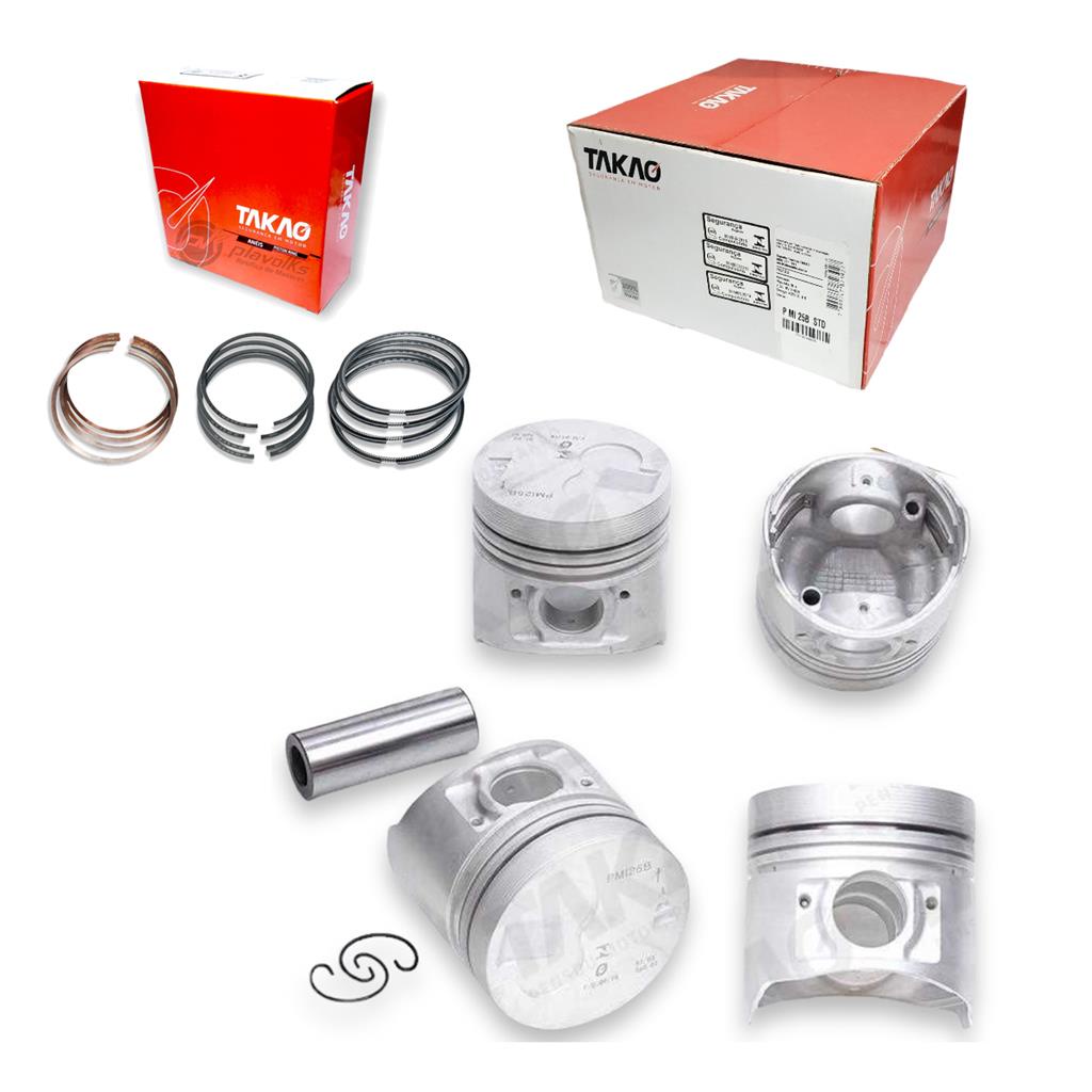 Pistao Aneis Mitsubishi L200 2 5 98 Hyundai Hr H100 Kia Bongo 4D56T C Jet Coler 4D56T, 214962
