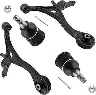 Kit de suspensão dianteira com 4 peças, 2 braços de controle inferiores K640289 K640290 e 2 juntas esféricas K80228 para Honda Accord 2003 2004 2005 2006 2007, para Acura TSX 2004-2008