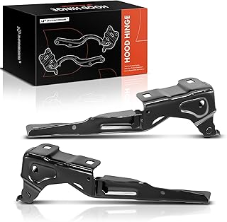 A-Premium Dobradiças do capô dianteiro do motorista e do passageiro compatíveis com Jeep Compass 2017-2023, dianteiro esquerdo e direito, conjunto de 2 peças
