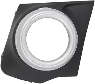 Molduras dos faróis de neblina do para-choque dianteiro compatíveis com Mitsubishi L200 Triton MQ MR 2015-2018. Capa preta para farol de neblina dianteiro esquerdo e direito.