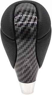 Manípulos de mudança de carro de substituição para Toyota para Hilux para Fortuner 2005-2012 para Hiace 2010-2016 Botão de mudança de marcha (D-Red) (A-Carbon Look)