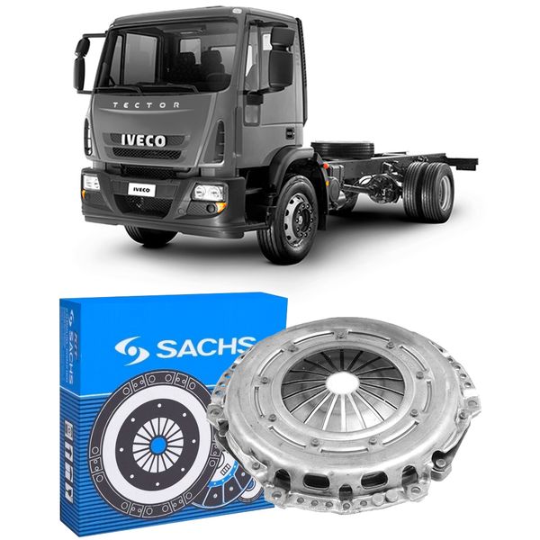 Platô Embreagem Iveco Tector 240E25 2009 2012 Sachs 1583 240E25, 1583