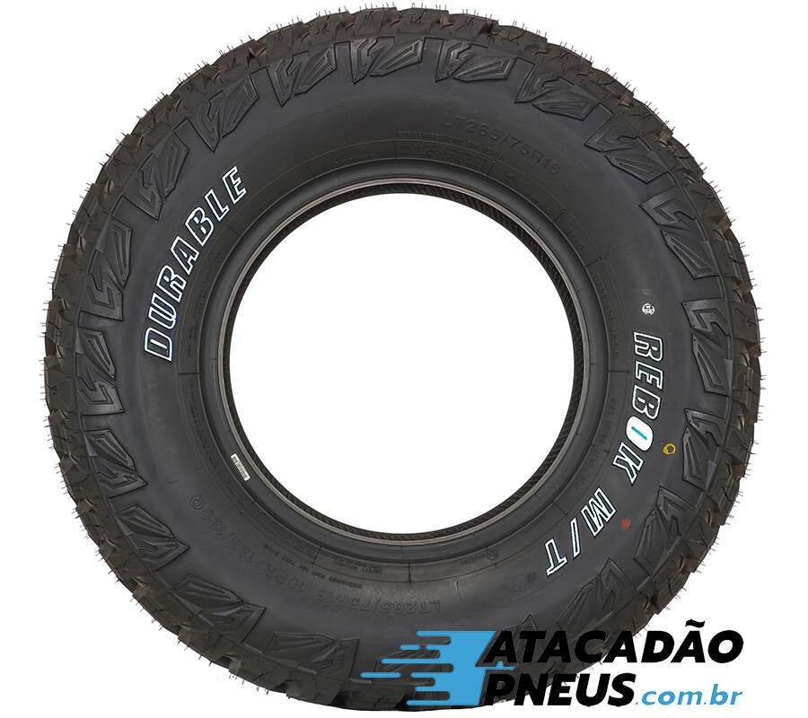 Pneu Aro 16 265 75R16 Durable 123 120R Tl Rebok T
