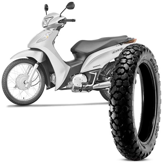 Pneu Moto Biz 125 Levorin Aro 14 80 100 14 49L Traseiro Dingo EVO