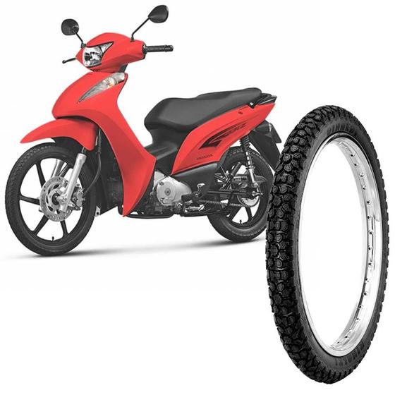 Pneu Moto Biz 125 Rinaldi Aro 17 2 50 17 43L Dianteiro WH21