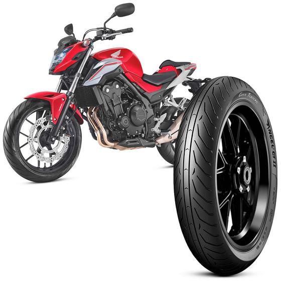 Pneu Moto Cb 500F Pirelli Aro 17 120 70 17 58W Dianteiro Angel Gt 2