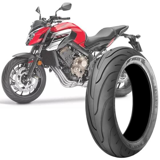 Pneu Moto CB650F Technic Aro 17 180 55 17 73V Traseiro Stroker