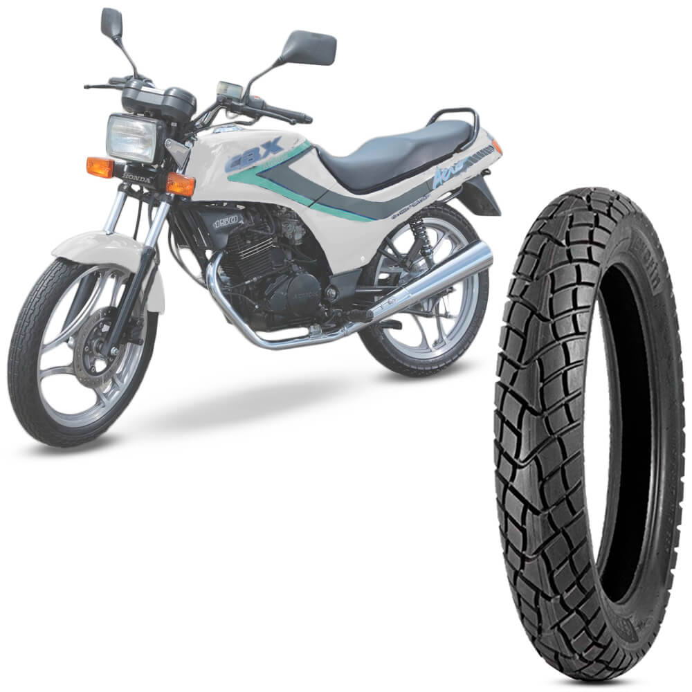 Pneu Moto Cbx 150 Aero Levorin Aro 18 100 80 18 53S Traseiro Dual Sport