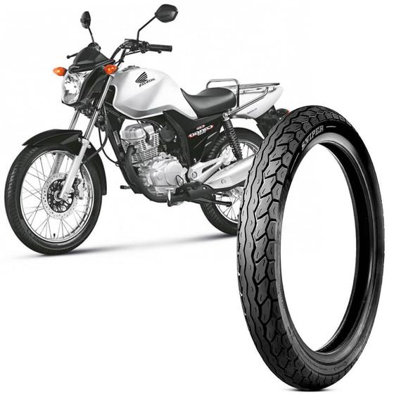 Pneu Moto Cg 150 Cargo Levorin Aro 18 80 100 18 47P Dianteiro Sniper