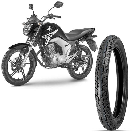 Pneu Moto Cg 150 Cargo Levorin Aro 18 90 90 18 57P Traseiro Matrix