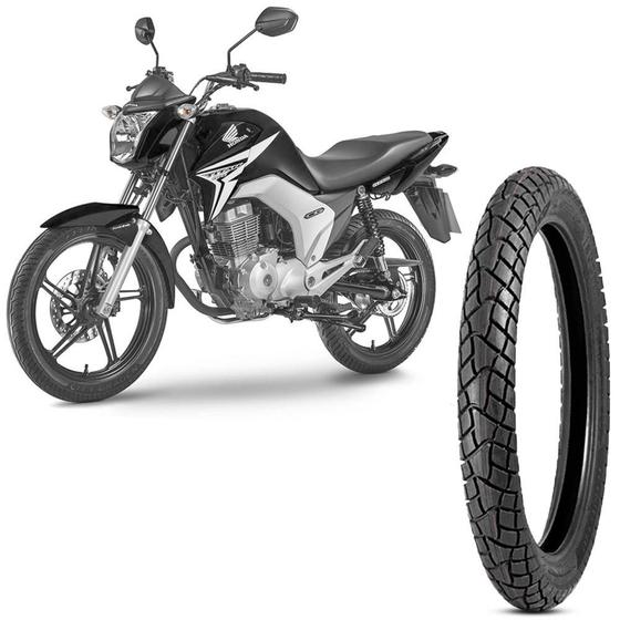 Pneu Moto Cg 150 Levorin Aro 18 80 100 18 47P M C Dianteiro Matrix