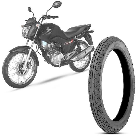 Pneu Moto Cg 150 Technic Aro 18 2 75 18 42P Dianteiro City Turbo
