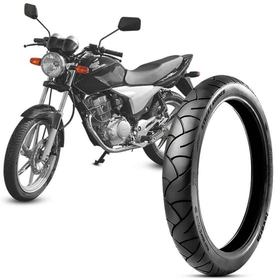 Pneu Moto Cg 150 Titan Levorin Aro 18 90 90 18 57P Traseiro Street Runner