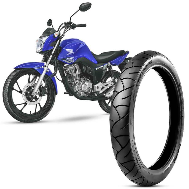 Pneu Moto CG160 Levorin Aro 18 90 90 18 57P Tl Traseiro Street Runner