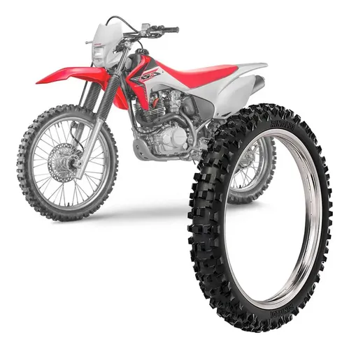 Pneu Moto Crf 230F Rinaldi Aro 21 80 100 21 51M Dianteiro Rmx 35