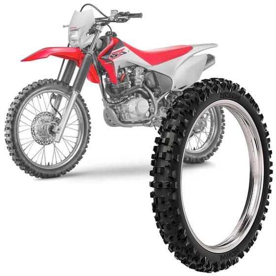Pneu Moto Crf 230F Rinaldi Aro 21 80 100 21 51M Dianteiro RW33